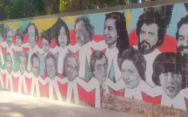 “Alguns Personagens desta História”, primeira obra pública do cartunista Aroeira