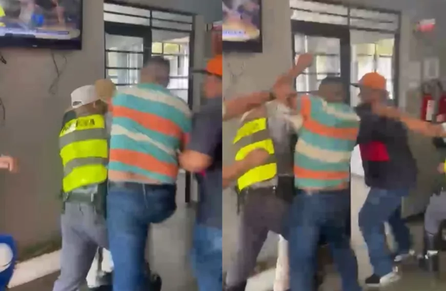 Pai de jovem morto ataca motorista de Porsche em delegacia de São Paulo (vídeo)