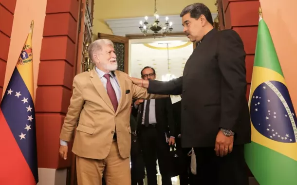 Celso Amorim e Nicolás Maduro