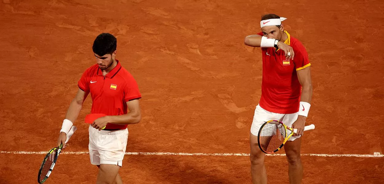Nadal e Alcaraz são eliminados dos Jogos de Paris
