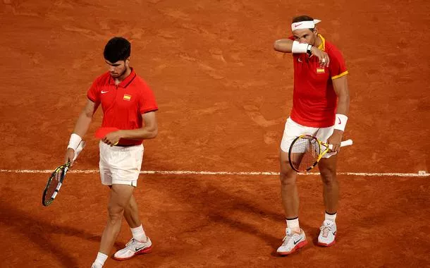 Nadal e Alcaraz são eliminados dos Jogos de Paris
