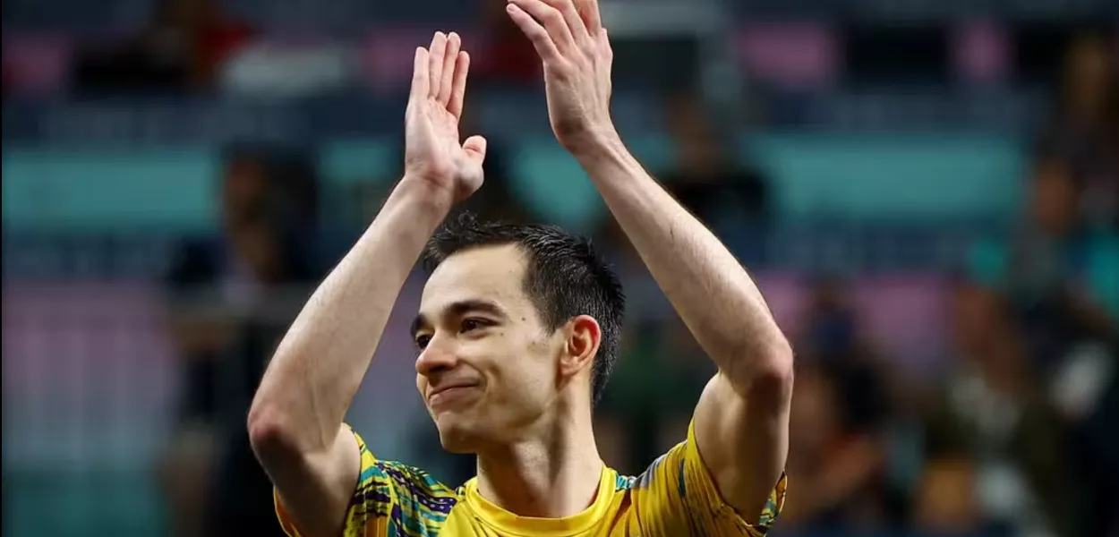 Hugo Calderano, atleta de tênis de mesa 