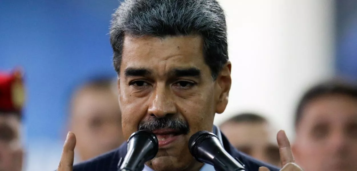 Presidente da Venezuela, Nicolás Maduro, em Caracas