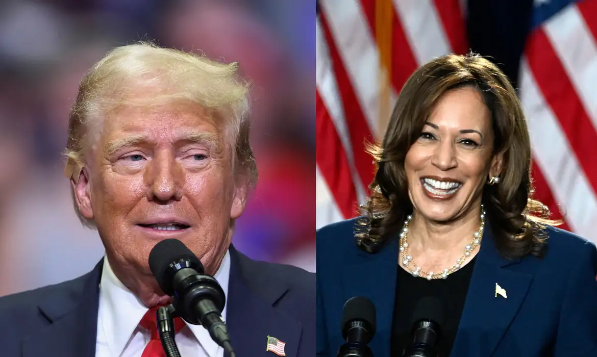 Donald Trump e Kamala Harris