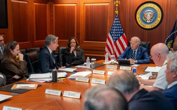 Biden faz reuniãoapp betmotion androidemergência com Kamala dianteapp betmotion androidpossível ataque do Irã a Israel