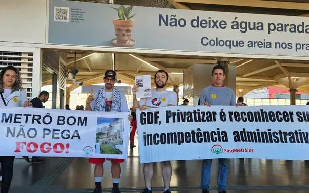 Sindmetrô-DF denuncia sucateamento intencional do Metrôcurso aviator betanoBrasília pelo governo Ibaneis Rocha