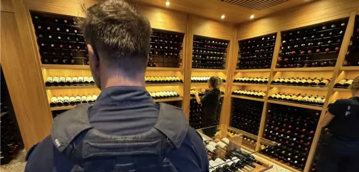 Apreensão de vinhos pela Receita Federal