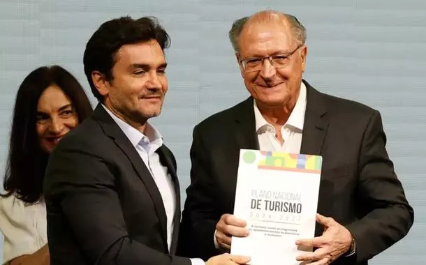 Celso Sabino e Geraldo Alckmin