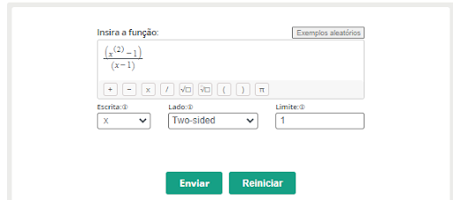 A função da calculadora de limites na matemática