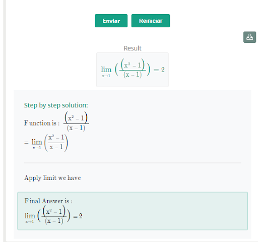 A função da calculadora de limites na matemática