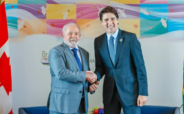 Lula e Justin Trudeau