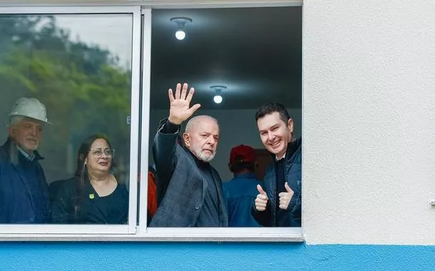 16.08.2024 - Presidente Luiz Inácio Lula da Silva e o ministro das Cidades, Jader Filho, durante visita e entrega de Unidade Habitacional do “Minha Casa, Minha Vida”, no Empreendimento Morada da Fé, em Porto Alegre - RS.