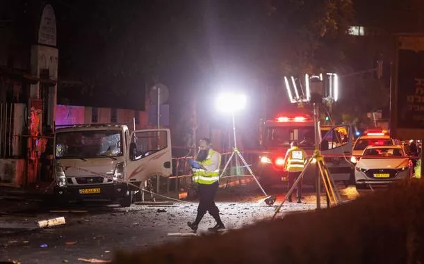 Local de explosão de bomba em Tel Aviv
 18/8/2024   REUTERS/Moti Milrod