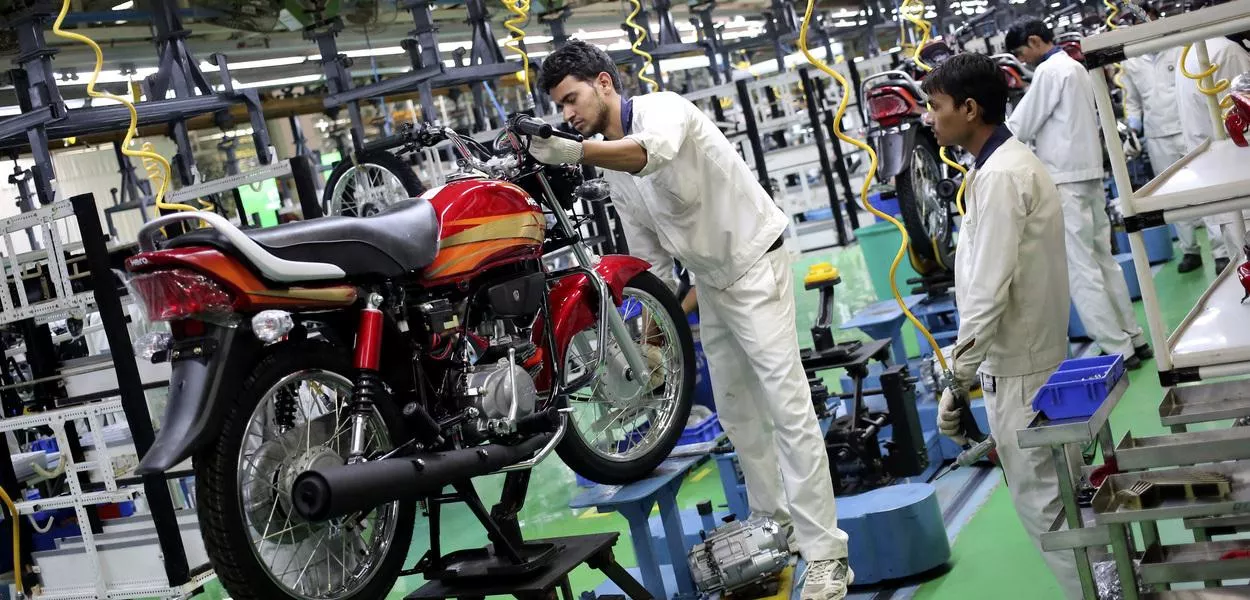 Fábica da Hero Motocorp em Neemrana, Índia