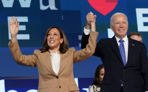 Biden diz que Kamala Harris é “a melhor esperança para preservar a democracia americana”