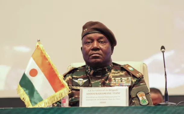 Líder da Junta do Níger, General Abdourahamane Tiani