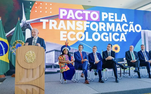 21.08.2024 - Cerimônia de assinatura do Pacto pela Transformação Ecológica entre os Três Poderes do Estado Brasileiro