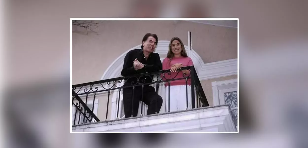 Silvio Santos e Patrícia Abravanel