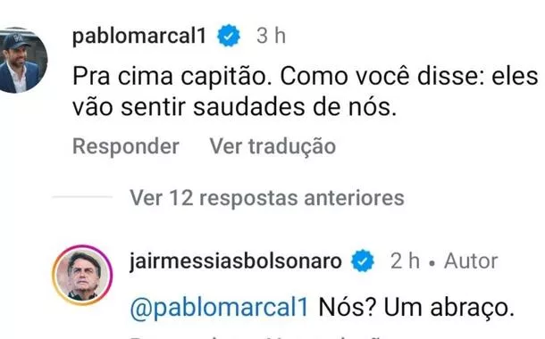 Bolsonaro dá patadabet internacional apostasPablo Marçal no Instagram, que se irrita e retruca; Eduardo o compara a Mourão