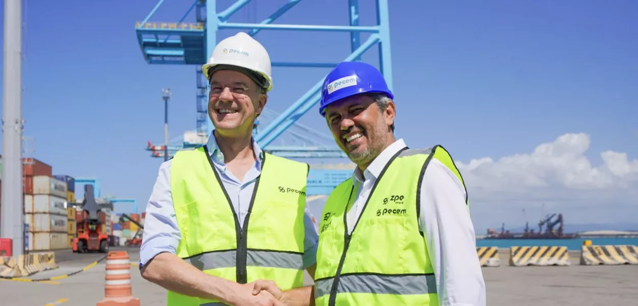 Governador Elmano de Freitas e Mark Rutte, primeiro-ministro holandês, assinam acordo para corredor de hidrogênio verde