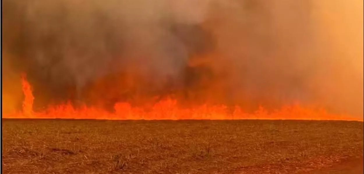 Incêndio no estado de São Paulo