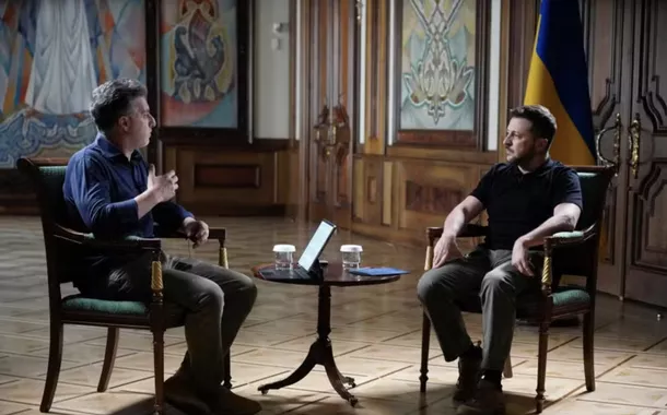 Zelensky ataca Lula em entrevista a Luciano Huck