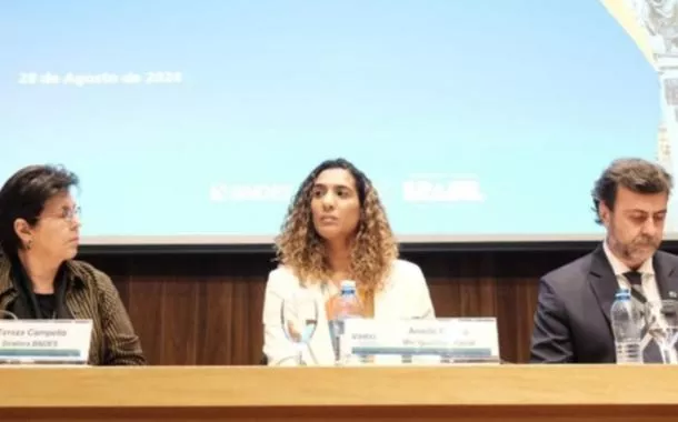 Tereza Campello, Anielle Franco e Marcelo Freixo