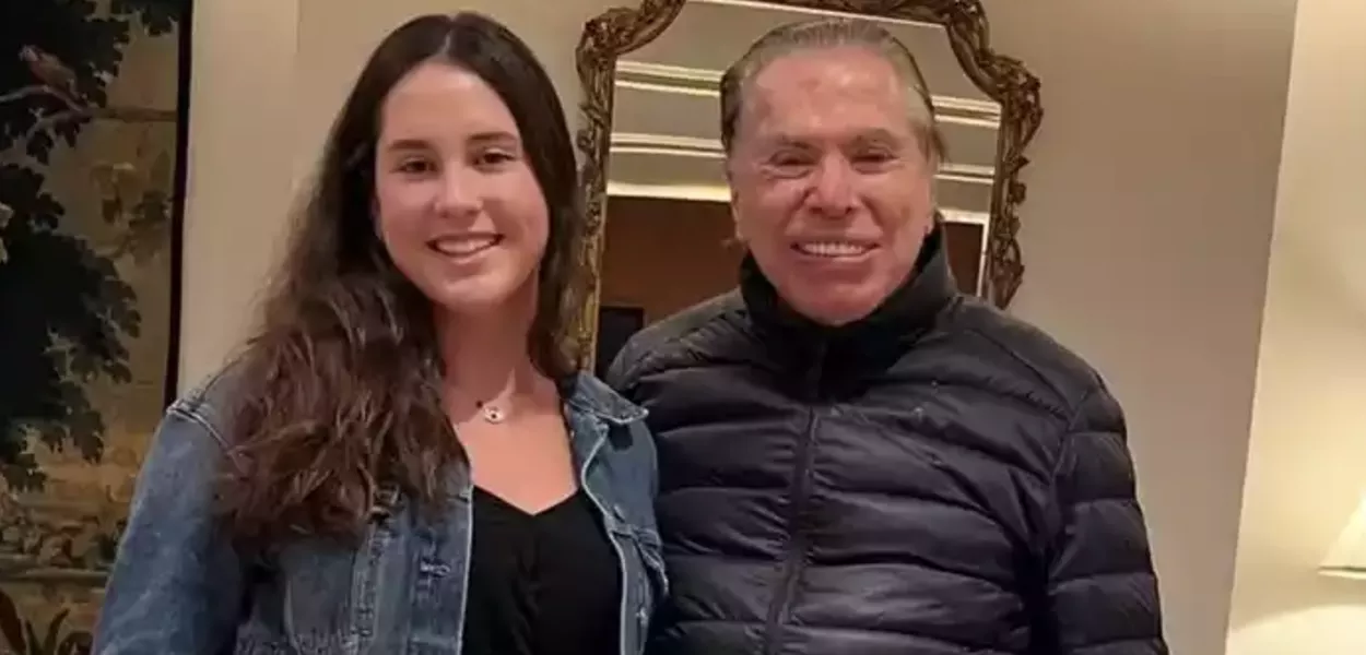 Amanda Abravanel e Silvio Santos