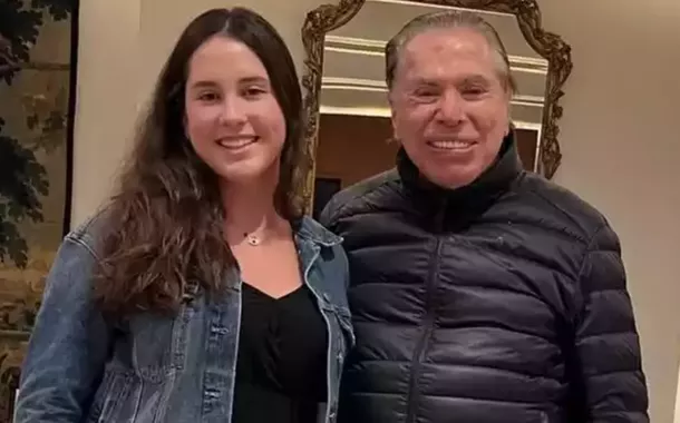 Amanda Abravanel e Silvio Santos