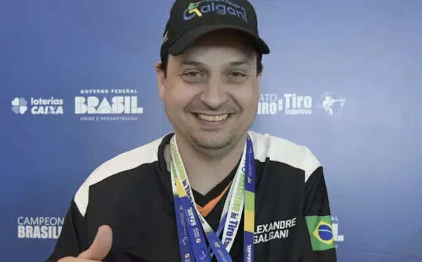 Alexandre Galgani ganha medalha inédita para o país no tiro esportivo