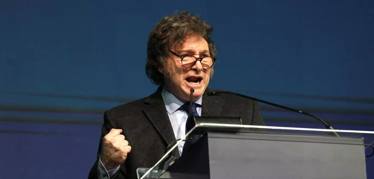 Presidente da Argentina Javier Milei