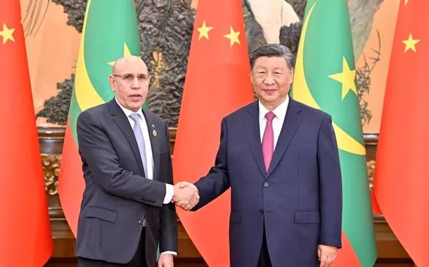 (FOCAC) Presidentes chinês e mauritano elevam laços bilaterais