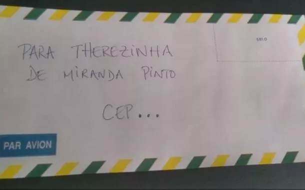 Carta para Therezinha de Miranda Pinto