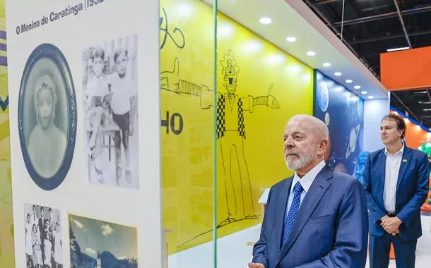 05.09.2024 - Presidente Luiz Inácio Lula da Silva durante visita à 27ª Bienal Internacional do Livro de São Paulo, no Centro de Convenções Distrito Anhembi, em São Paulo - SP