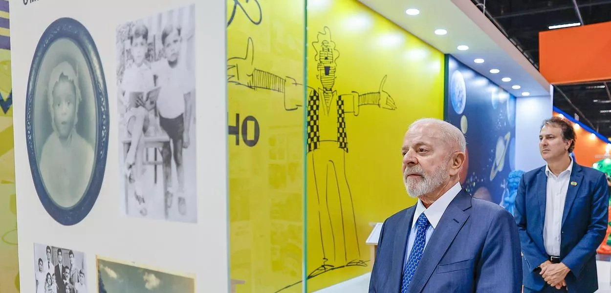 05.09.2024 - Presidente Luiz Inácio Lula da Silva durante visita à 27ª Bienal Internacional do Livro de São Paulo, no Centro de Convenções Distrito Anhembi, em São Paulo - SP