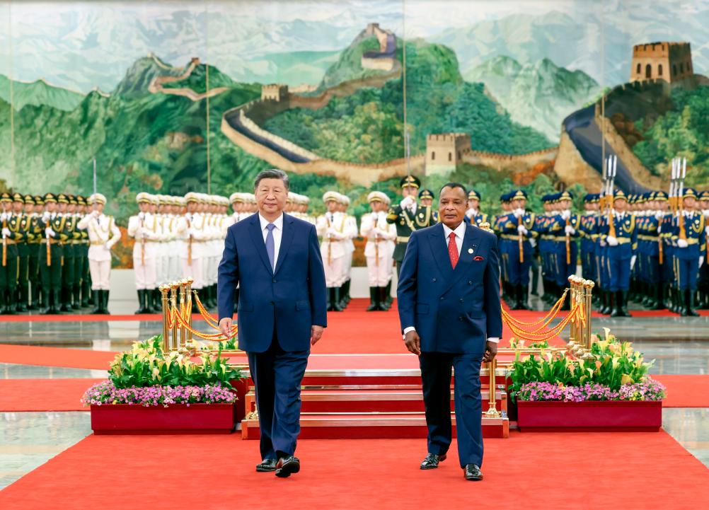 Xi mantêm conversas com presidente da República do Congo