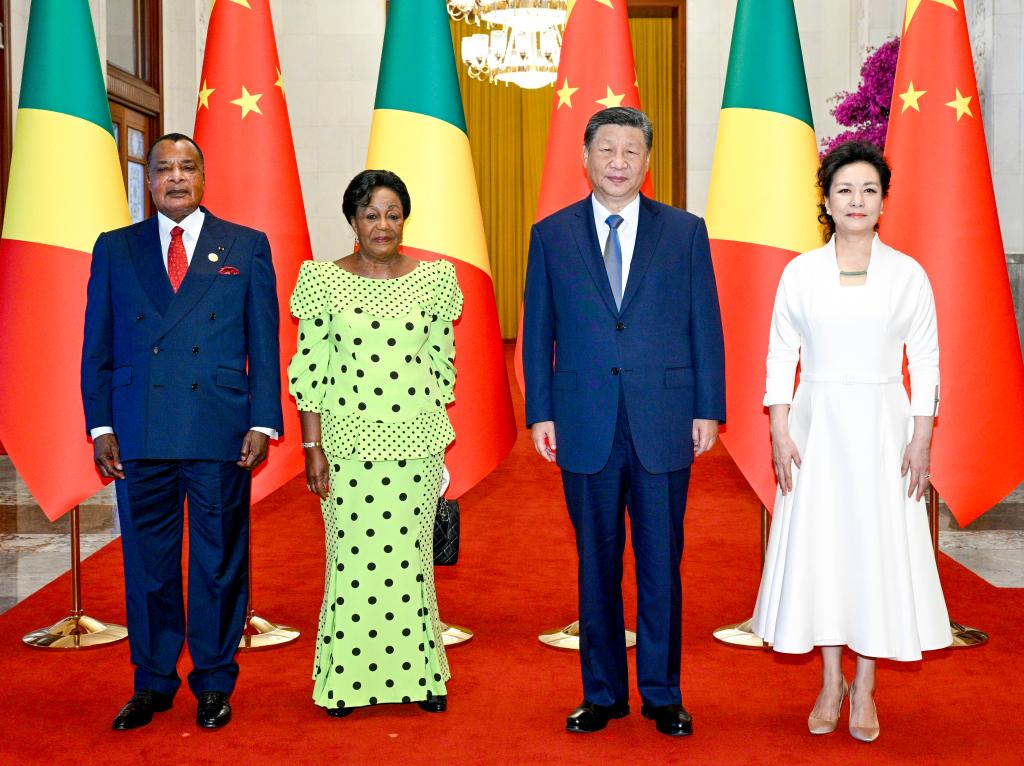 Xi mantêm conversas com presidente da República do Congo