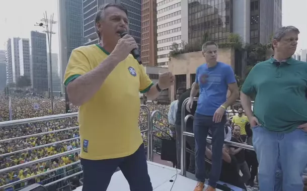 Jair Bolsonaro em ato bolsonarista na Avenida Paulista, São Paulo-SP, 7 de setembro de 2024