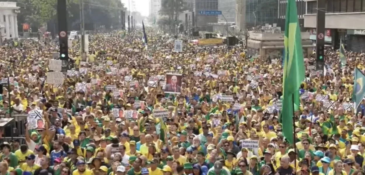 Ato bolsonarista na Avenida Paulista, São Paulo-SP, 7 de setembro de 2024