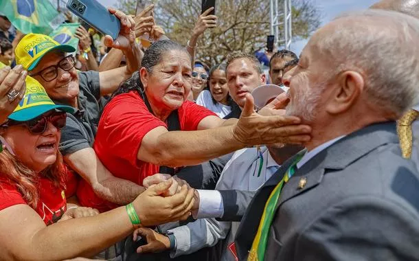 Presidente Lula durante desfile do 7 de Setembro, Brasília-DF