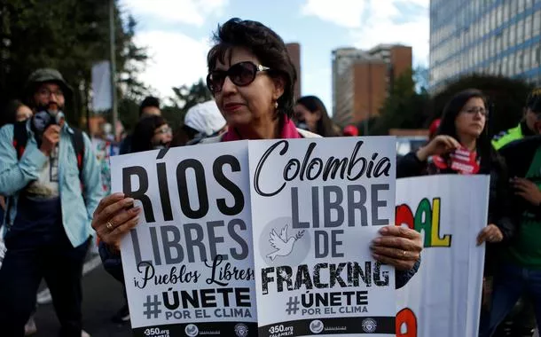 Ativistas ambientais se reúnem em Bogotá para pedir a líderes mundiais que tomem medidas contra as mudanças climáticas
08/09/2018
REUTERS/Luisa Gonzalez