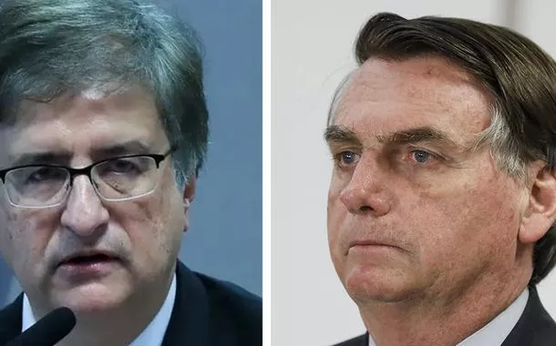 Paulo Gonet (à esq.) e Jair Bolsonaro 