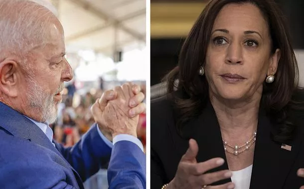 Lula e Kamala Harris