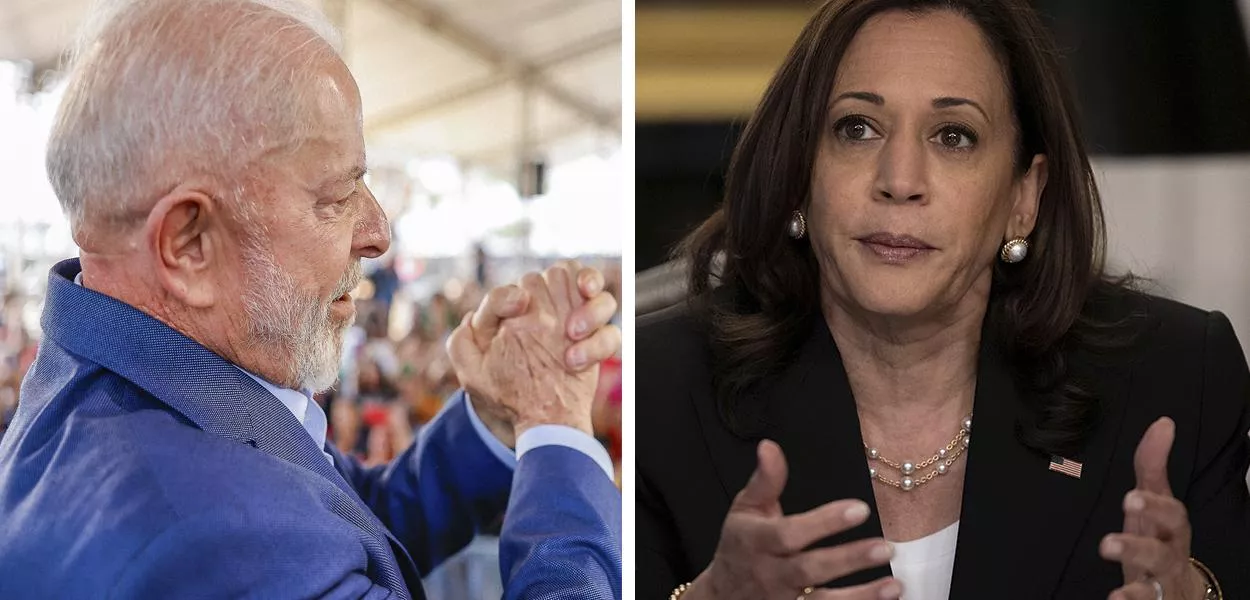Lula e Kamala Harris