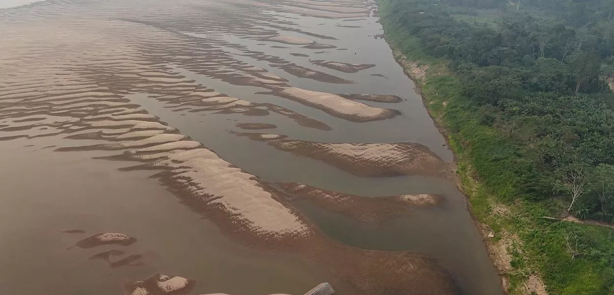 Seca no Rio Madeira, Humaitá, Amazonas. 7 de setembro de 2024