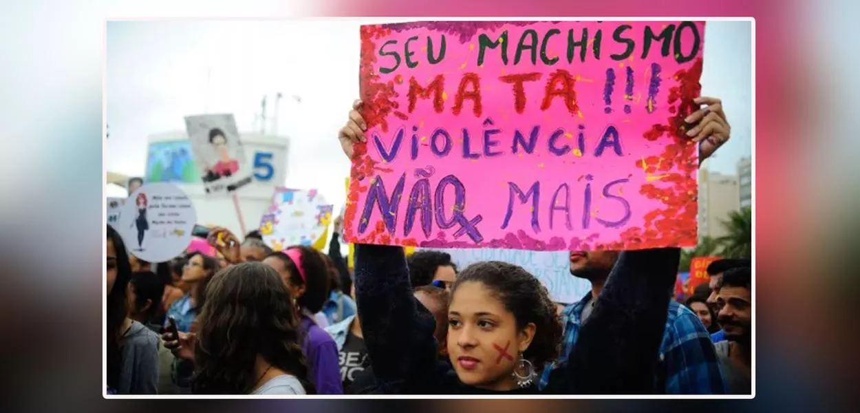 Ato contra o machismo no Brasil