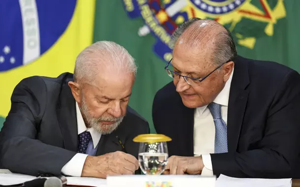 Presidente Luiz Inácio Lula da Silva e vice-presidente Geraldo Alckmin 