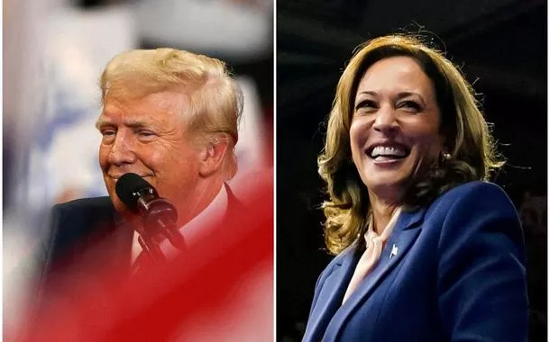 Trump ataca Kamala Harris e afirma que candidata ameaça a democracia dos EUA