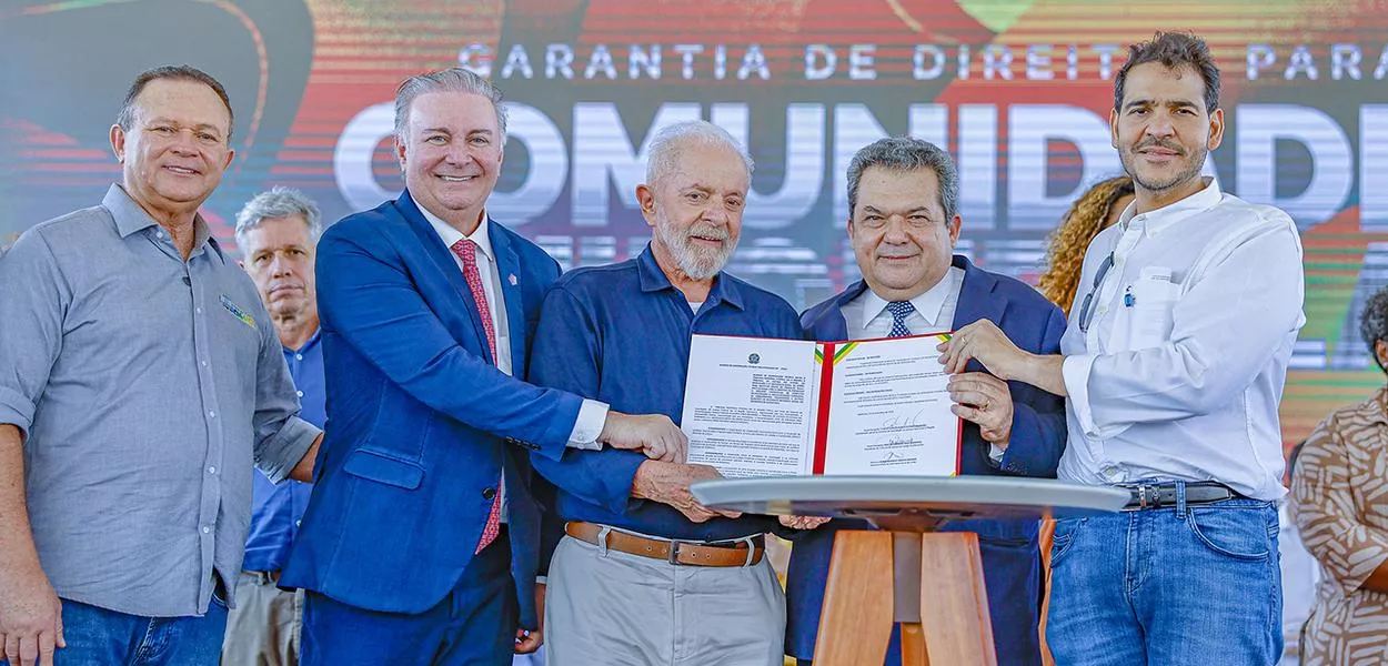 Lula com outras lideranças