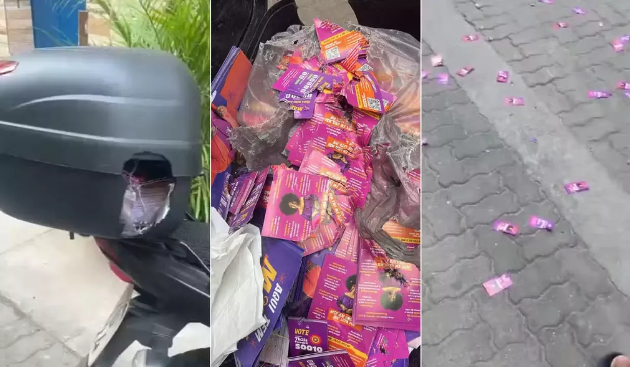 Moto com material de campanha de vereadora é alvejada no Rio